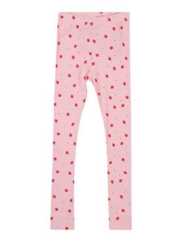 NAME IT Leggingsit  smaragdi / roosa / punainen