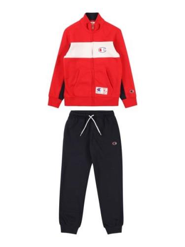 Champion Authentic Athletic Apparel Juoksupuku  punainen / musta / val...