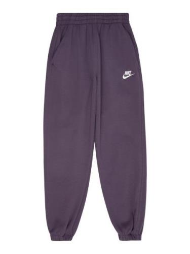 Nike Sportswear Housut 'CLUB FLC'  karhunvatukka / valkoinen