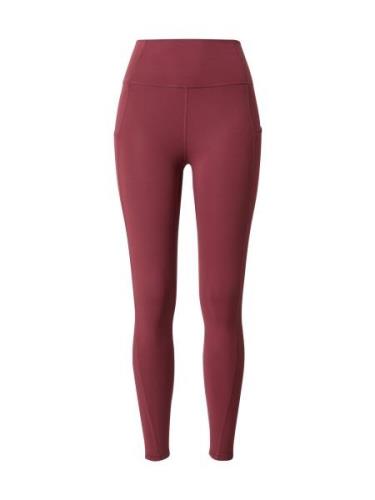 Fabletics Urheiluhousut 'OASIS'  harmaa / viininpunainen