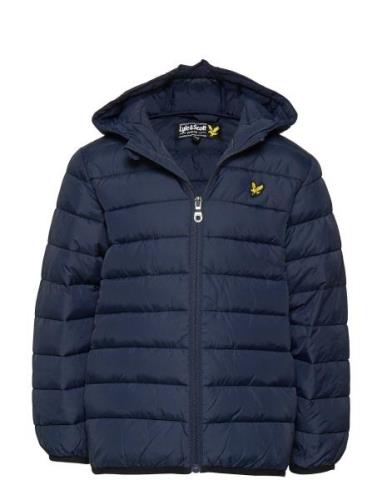 Lightweight Puffa Jacket Blue Lyle & Scott Junior