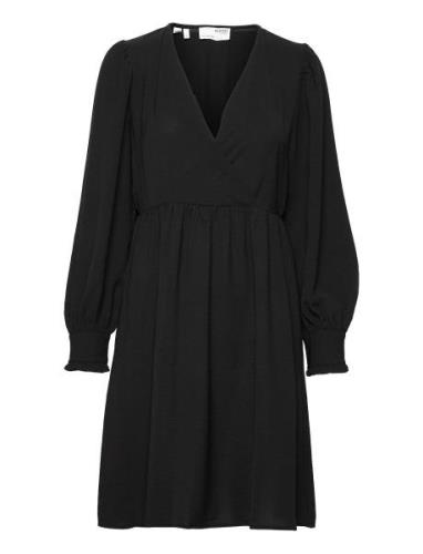 Slf Wina Ls Short Dress M Black Selected Femme