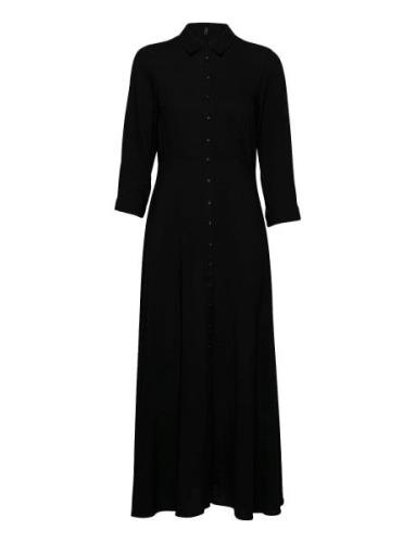 Yassavanna Long Shirt Dress S. Noos Black YAS