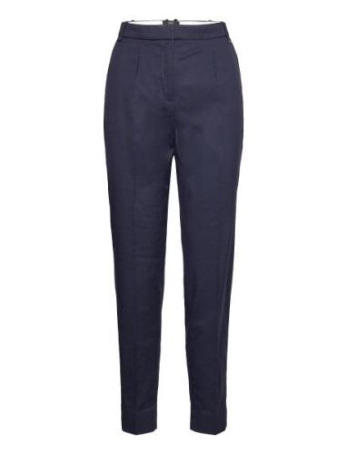 Business Chinos Made Of Stretch Cotton Blue Esprit Collection