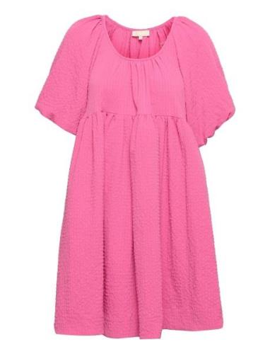 Bubble Mini Dress Pink By Ti Mo