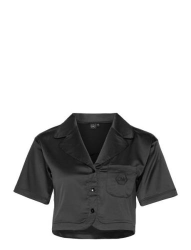 Lemongrass Crop Shirt Black OW Collection