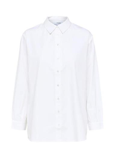 Slfreka Ls Shirt B White Selected Femme
