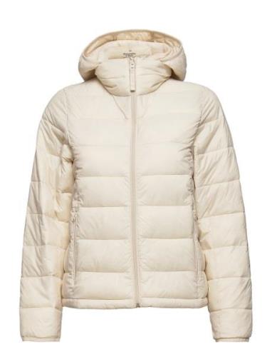 Anf Womens Outerwear Cream Abercrombie & Fitch