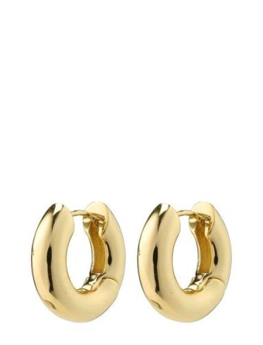 Aica Recycled Chunky Hoop Earrings Gold Pilgrim