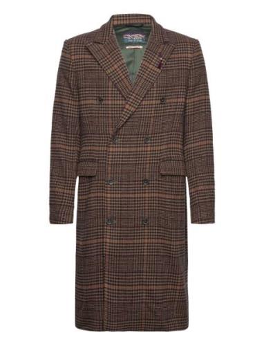 Double Breasted Coat Brown Scotch & Soda