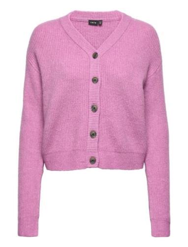 Nlfnollen Knit Short Cardigan Pink LMTD