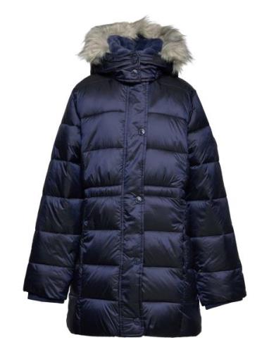 Kids Girls Outerwear Navy Abercrombie & Fitch