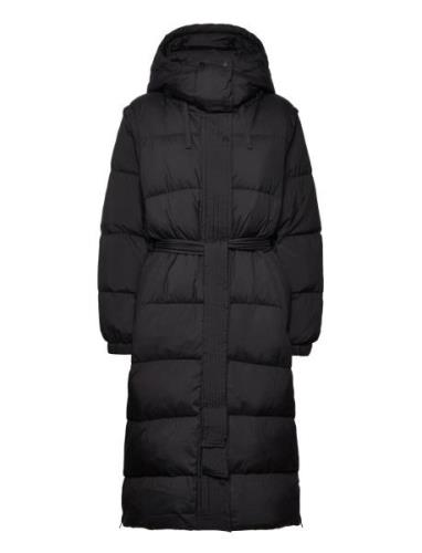 Caliste Mary Long Puffer Coat 2 In 1 Black IVY OAK