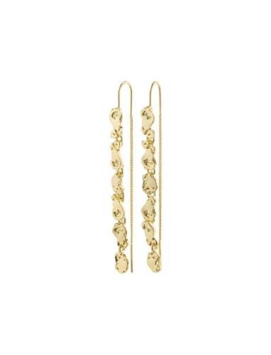 Thankful Long Chain Earrings Gold Pilgrim