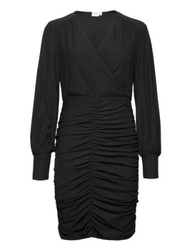 Vijosa V-Neck Short Dress/Ka Black Vila