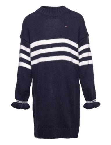 Prep Stripe Sweater Dress L/S Blue Tommy Hilfiger