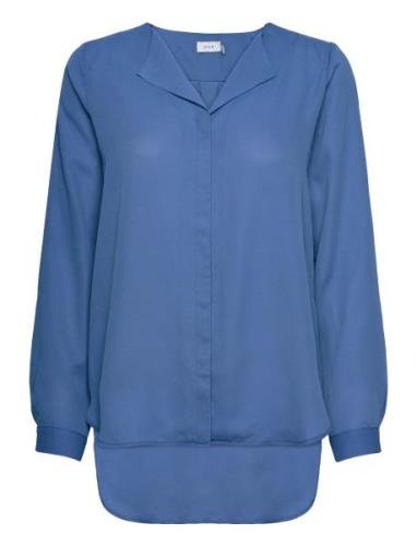 Vilucy L/S Shirt - Noos Blue Vila
