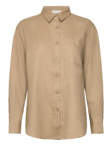 Linen Shirt Brown Rosemunde