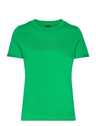 Vmpaula S/S T-Shirt Green Vero Moda