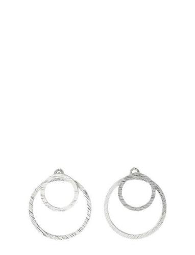 Zooey Recycled 2-In-1 Earrings Silver Pilgrim