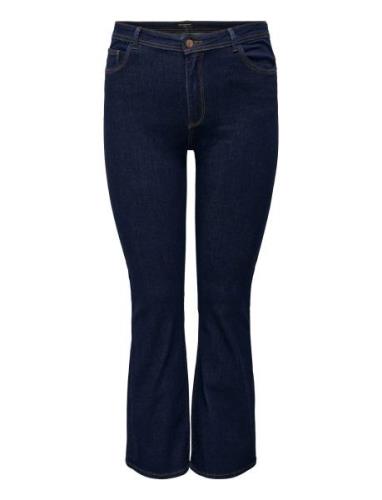 Carsally Hw Flared Jeans Dnm Bj370 Noos Blue ONLY Carmakoma