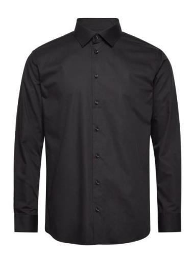 Slhregethan Shirt Ls Classic Noos Black Selected Homme