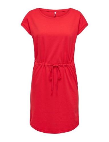 Onlmay S/S Dress Noos Red ONLY