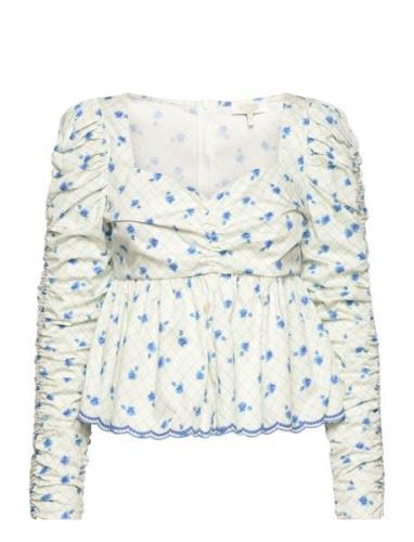 Francesca Blouse White Notes Du Nord