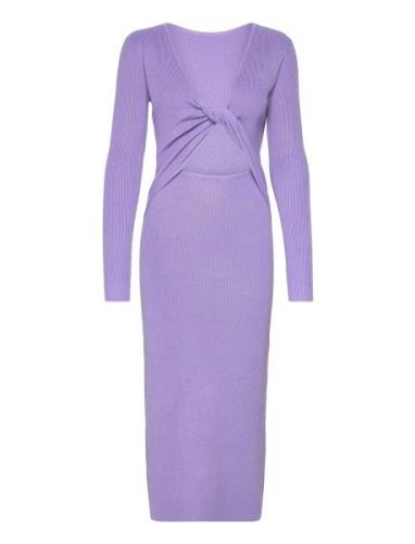 Lela Jenner Dress Purple Bzr