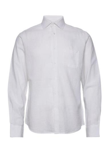 Bs Ferrol Casual Slim Fit Shirt White Bruun & Stengade