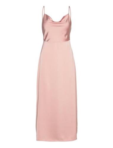 Viravenna Strap Ankle Dress - Noos Pink Vila