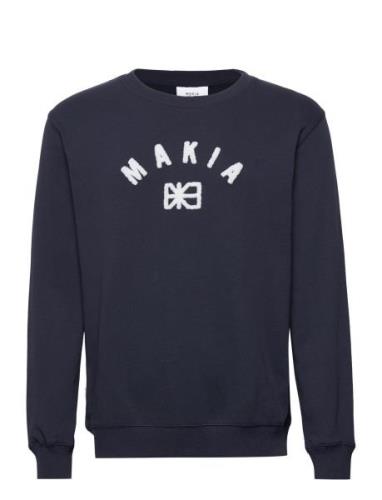 Brand Sweatshirt Navy Makia