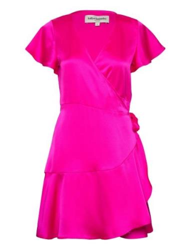 Miranda Wrap Around Dress Pink Lollys Laundry