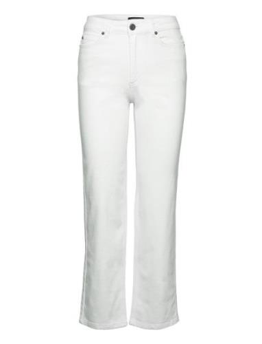 Natalia High-Rise Straight-Leg Jeans White Lexington Clothing