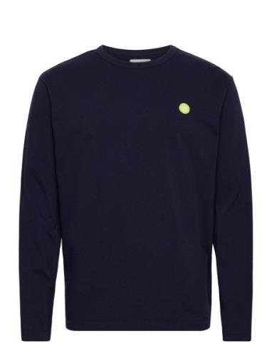 Mel Long Sleeve Navy Double A By Wood Wood