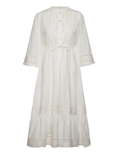 Yasmelinda 3/4 Ankle Dress S. White YAS