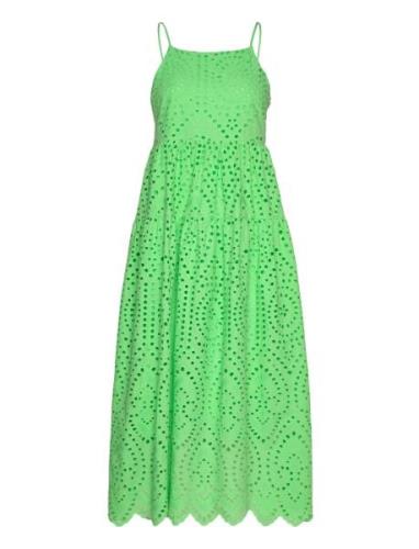 Yasmonica Strap Midi Dress S. Green YAS