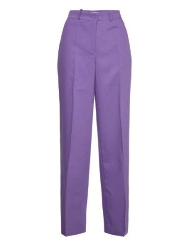 Pants With Wide Legs - Petra Fit Purple Coster Copenhagen