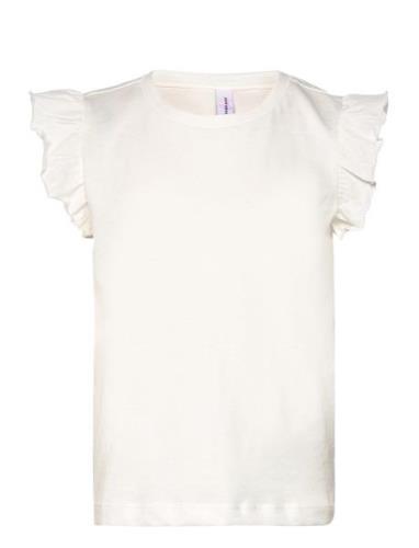 Vmemily Sl Frill Top Jrs Girl White Vero Moda Girl