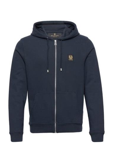 Belstaff Full Zip Hoodie Blue Belstaff