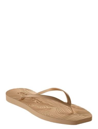 Tapered Silver Flip Flop Brown SLEEPERS