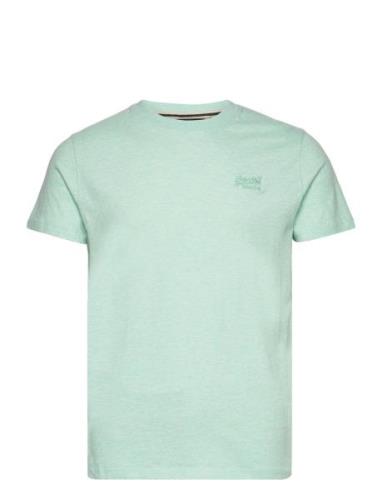 Vintage Logo Emb Tee Green Superdry