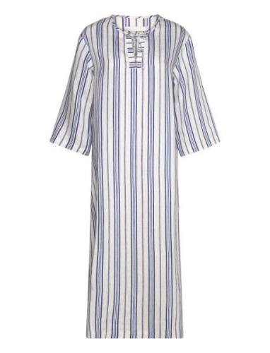 Samos Dress Terrace Stripe Blue Naja Lauf