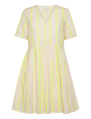 Dress With Stripes Yellow Coster Copenhagen