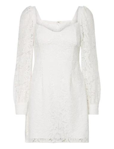 Atreena Lace Mini Dress White French Connection