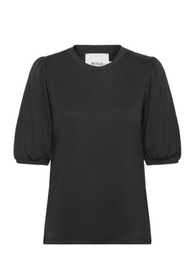 Darsy Puff Sleeve T-Shirt Black Minus