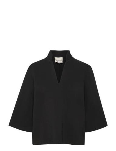 Lanamw Boxy Blouse Black My Essential Wardrobe