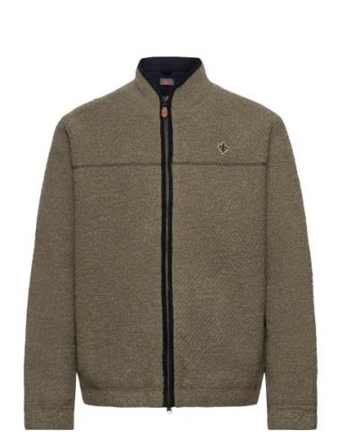 Chadwick Pile Jacket Green Morris