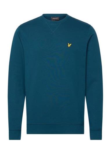 Crew Neck Sweatshirt Blue Lyle & Scott