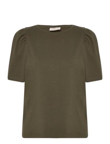 Fqfenja-Tee-Puff Khaki FREE/QUENT